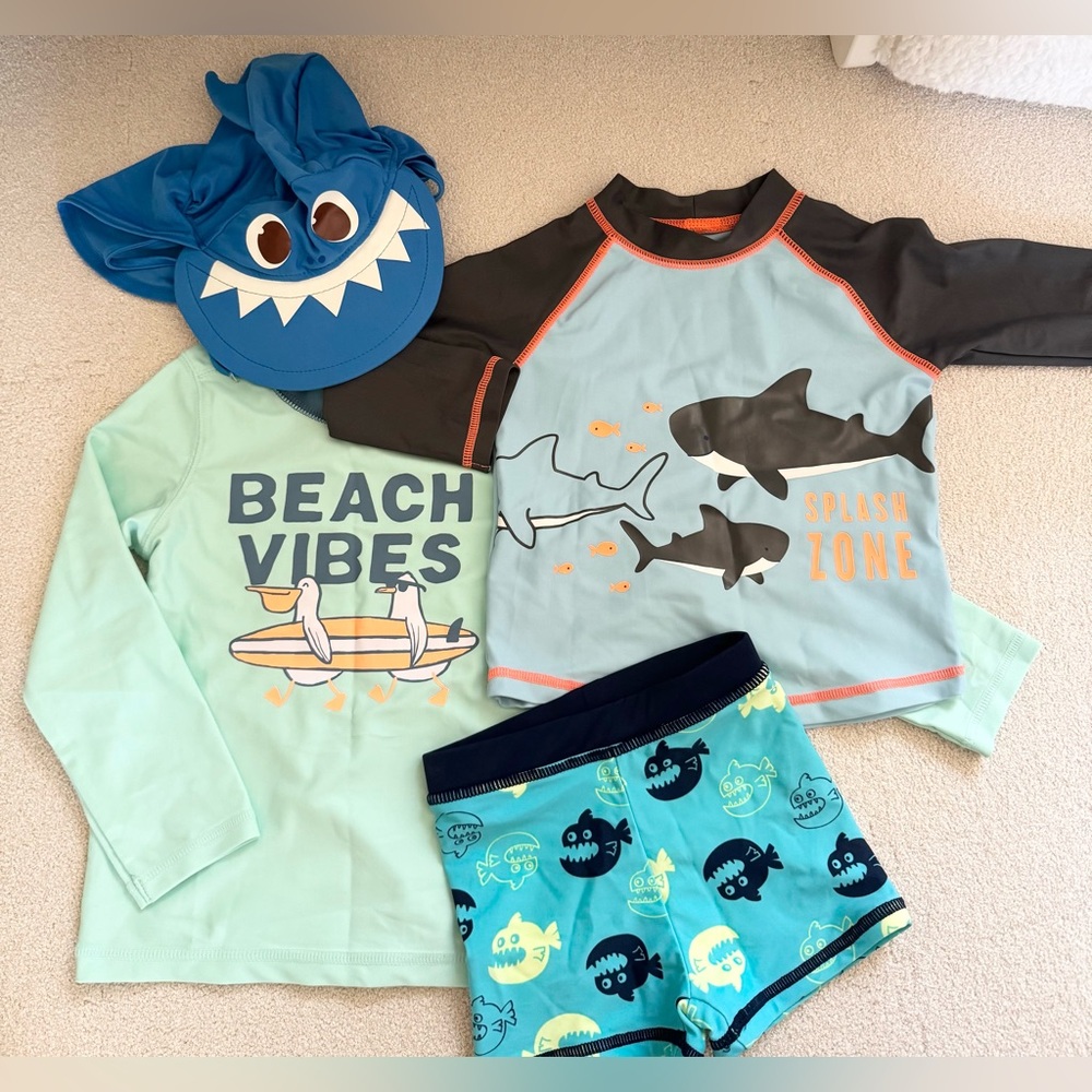 Kids Shark-themed Swim bundle